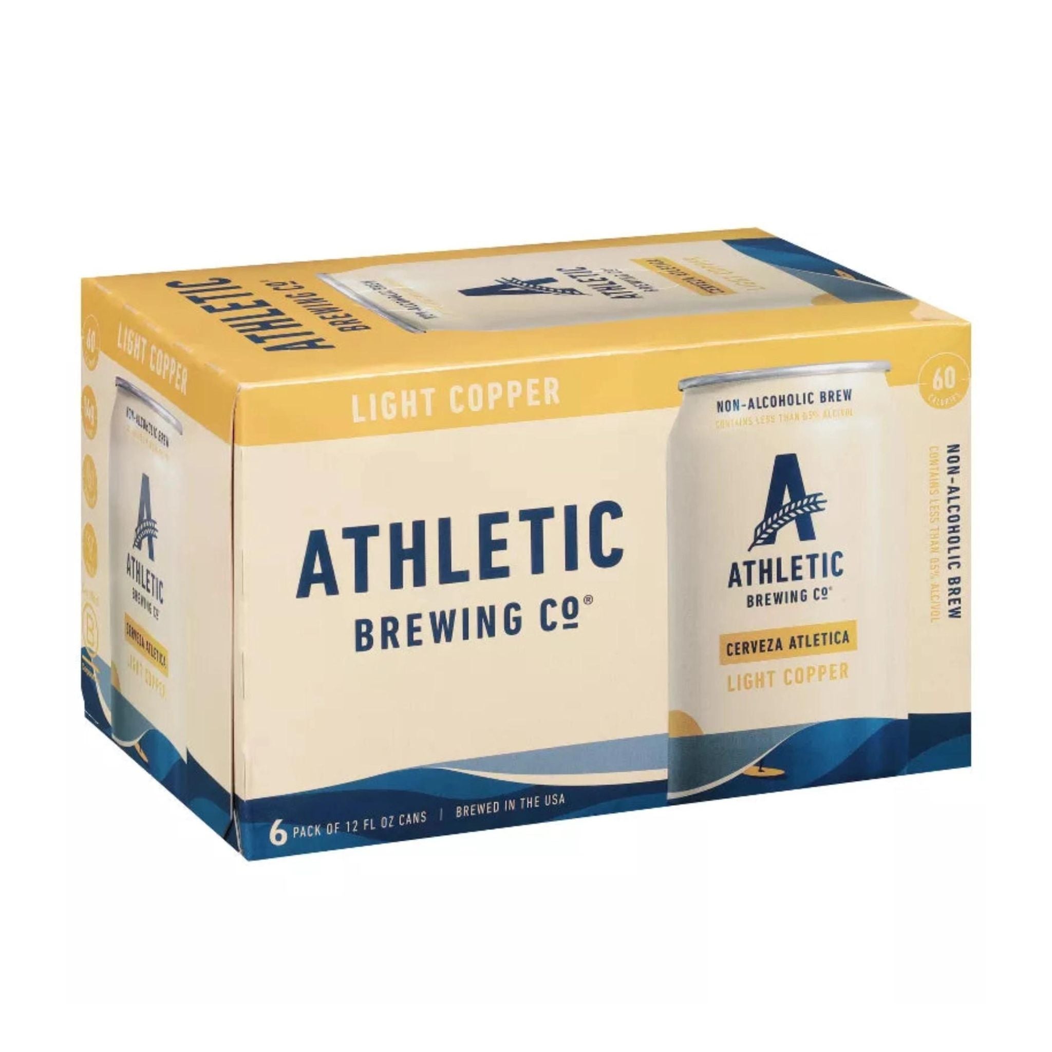 Athletic Brewing Cerveza Athletic Non-Alcoholic Beer 6-Pack