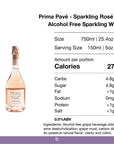 Prima Pavé - Sparkling Rosé Brut - Nutrition Facts